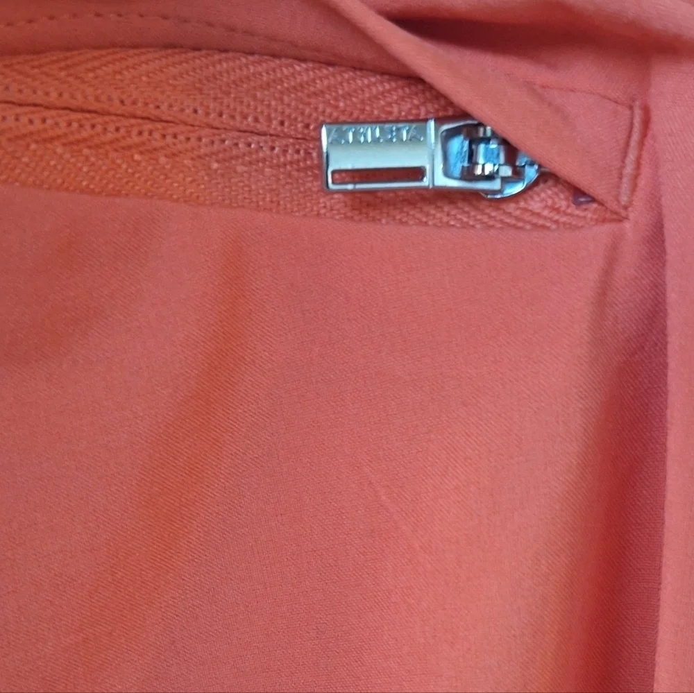 Athleta Brooklyn Ankle Pant Orange Haze Size 0 - Picture 10 of 11